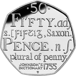 2005 Samuel Johnsons Dictionary 50p