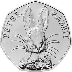 2016 Peter Rabbit 50p