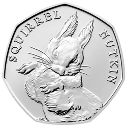 2016 Squirrel Nutkin 50p