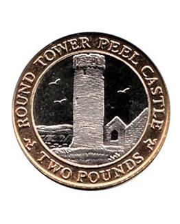 Peel Castle Round Tower £2 Coin