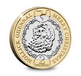 2019 Isle of Man Santa £2