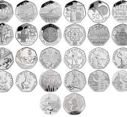 10 Random Commemorative 50p Coins