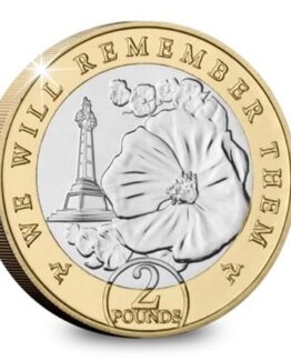 2021 Poppy with National War Memorial £2 Coin