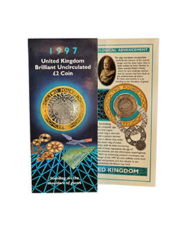 1997 Brilliant Uncirculated £2 Coin, Royal Mint Folder