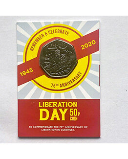 Guernsey Liberation Day 75th Anniversary Limited Edition 50p Card Sealed BUNC