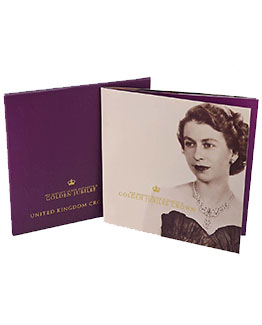 2002 Queen Elizabeth II's Golden Jubilee Five Pound Crown Brilliant Uncirculated Coin In Folder