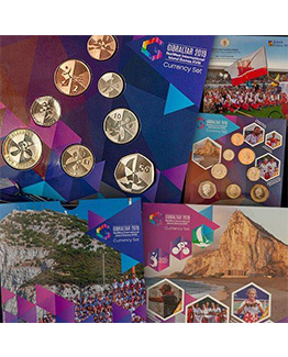 2019 Gibraltar Island Games Currency Year Collection