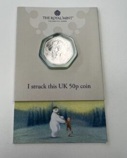 2023 Strike Your Own SYO The Snowman - Royal Mint Christmas 50p