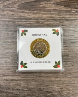 2019 Isle of Man Santa £2 In Capsule