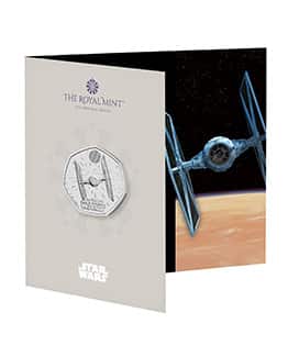 Star Wars TIE Fighter 2024 UK 50p Brilliant Uncirculated Coin