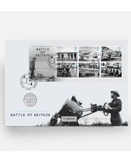 2015 Battle of Britain 50p BU Cover PNC