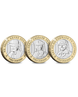 2019 D-Day Leaders 75th Anniversary £2 Set