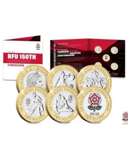 2021 The RFU 150th anniversary BU £2 Collectors Edition