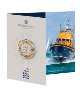 200 Years of the RNLI 2024 UK 50p Brilliant Uncirculated Colour Coin